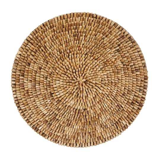 Brown Overlapping Reclaimed Wood Wall Décor